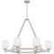 Quoizel Penning Linear Chandelier 6 Lights Brushed Nicke PNG638BN - alternate 4